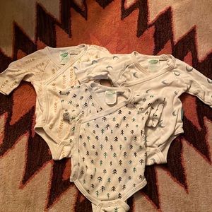 Parade organic Wrap Bodysuit - Signature Printsx3